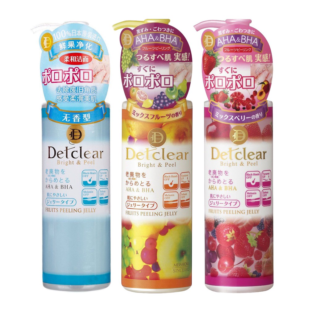 Gel tẩy tế bào chết Det Clear Bright &amp; Peel 180mL